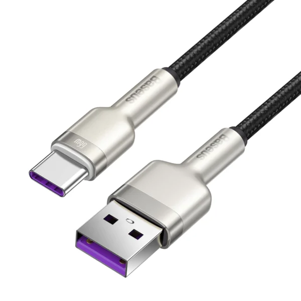 Cable USB-A a USB-C 66w 1mt (Silver) - BASEUS - Imagen 2