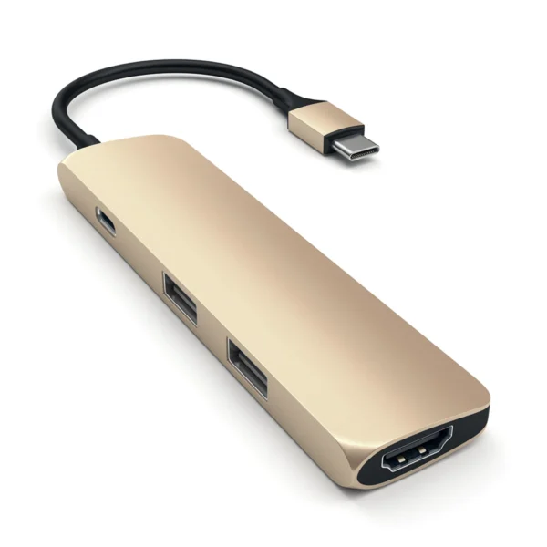 Hub slim (Gold) - SATECHI