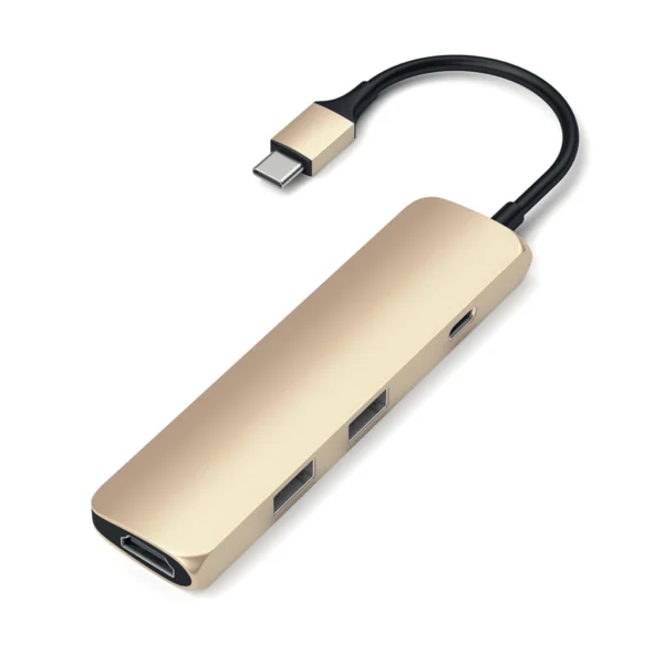 Hub slim (Gold) - SATECHI - Imagen 2