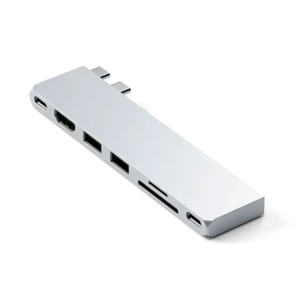 Hub Pro Slim Dual (Silver) - SATECHI