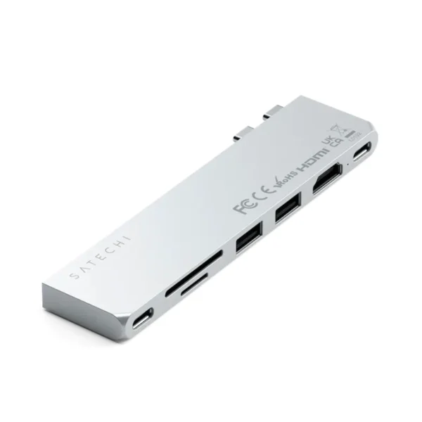 Hub Pro Slim Dual (Silver) - SATECHI - Imagen 4